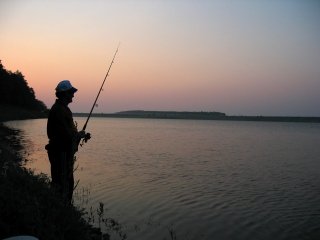 Fishing on Lake