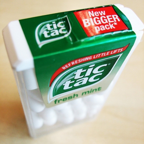 Use Tic-Tac containers