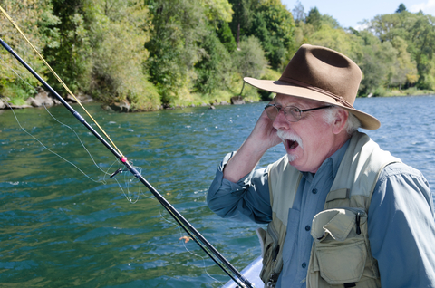 Old Man Fishing