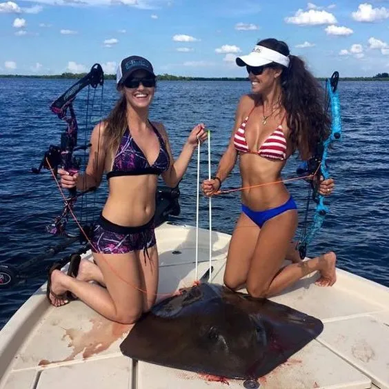 Read about @bekagarris: The Secrets of bow fishing.@girlswithgunsclothing  #bowfish #bowfishing #summer #thwack